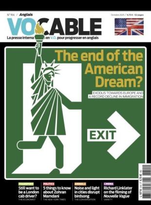 Vocable Anglais - Octobre 2025