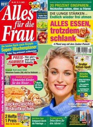 Alles fur die Frau - 21 November 2025