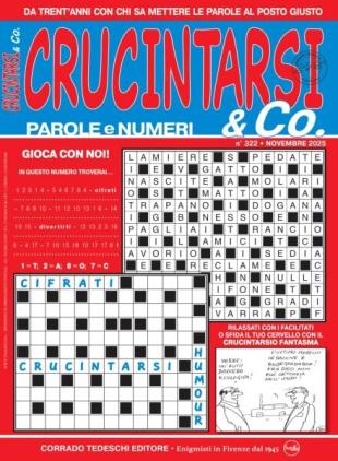 Crucintarsi & Co - Novembre 2025