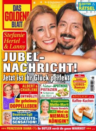 Das Goldene Blatt - 31 Oktober 2025
