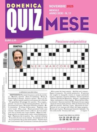 Domenica Quiz Mese - Novembre 2025