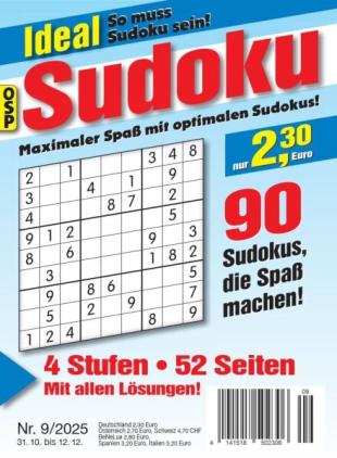 Ideal Sudoku - Nr 9 2025