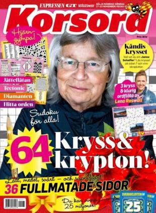 Korsord - 17 November 2025
