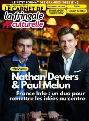 Le Carnet de La Fringale Culturelle - 14 Novembre 2025