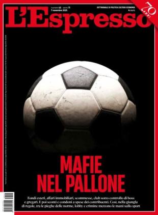 L'Espresso - 7 Novembre 2025