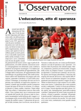 L'Osservatore - 1 Novembre 2025