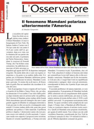 L'Osservatore - 15 Novembre 2025