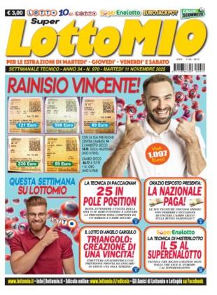 Lottomio del Giovedi - 10 Novembre 2025