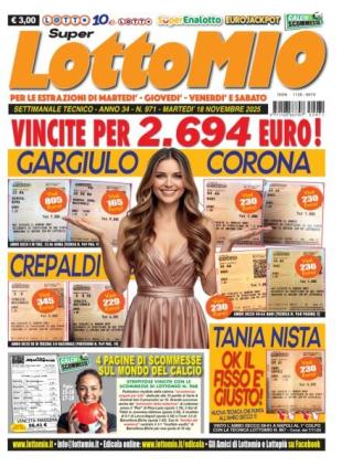 Lottomio del Giovedi - 18 Novembre 2025