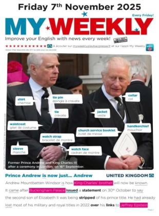 My Weekly fr - 7 Novembre 2025