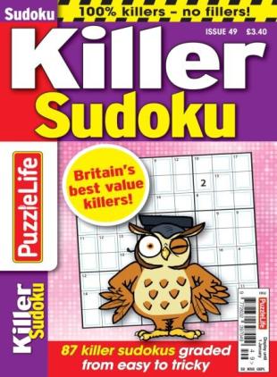 PuzzleLife Killer Sudoku - November 2025