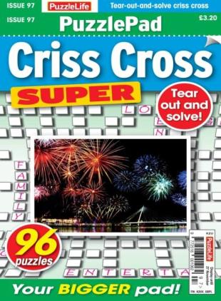 PuzzleLife PuzzlePad Criss Cross Super - Issue 97 2025