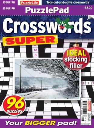 PuzzleLife PuzzlePad Crosswords Super - Issue 98 2025