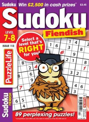 PuzzleLife Sudoku Fiendish - Issue 113 2025