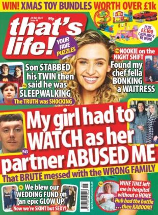 that's life! UK - 13 November 2025