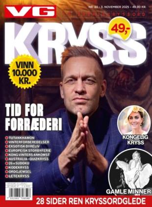 VG Kryssord - 3 November 2025