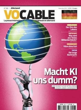 Vocable Allemand - Novembre 2025
