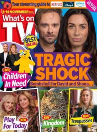 What's on TV - 8 November 2025