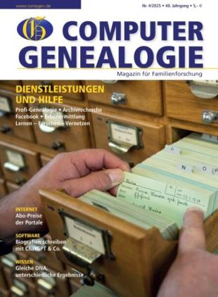 Computer Genealogie - Dezember 2025