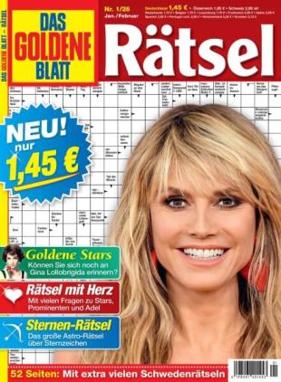 Das Goldene Blatt-Ratsel - Januar-Februar 2026
