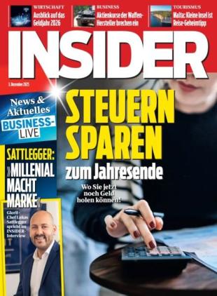 Insider Austria - 3 Dezember 2025