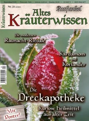 Karfunkel Altes Krauterwissen - Nr 21 2025