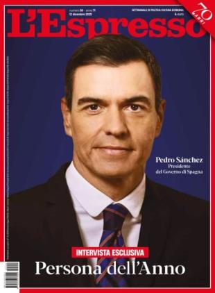 L'Espresso - 12 Dicembre 2025