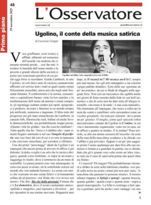 L'Osservatore - 29 Novembre 2025