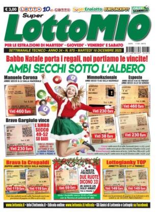 Lottomio del Giovedi - 16 Dicembre 2025