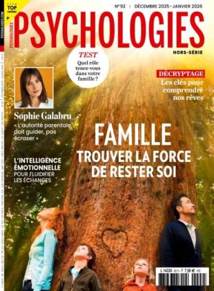 Psychologies - Hors-Serie N 92 - Decembre 2025 - Janvier 2026
