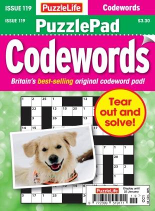 PuzzleLife PuzzlePad Codewords - Issue 119 2025