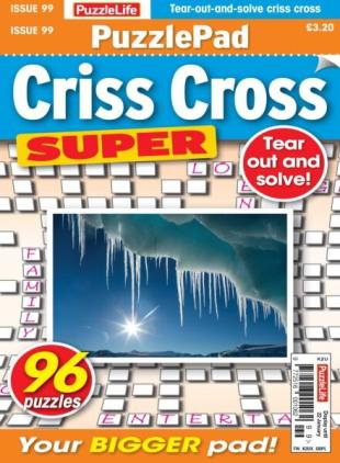 PuzzleLife PuzzlePad Criss Cross Super - December 2025
