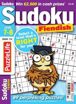 PuzzleLife Sudoku Fiendish - Issue 114 2025
