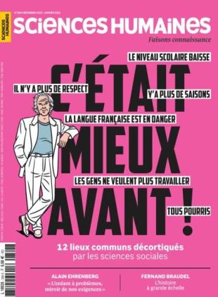 Sciences Humaines - Decembre 2025 - Janvier 2026