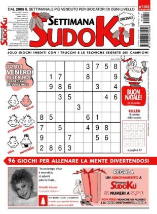 Settimana Sudoku - 19 Dicembre 2025