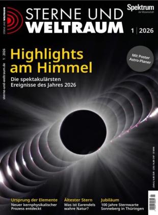 Spektrum Sterne und Weltraum - Januar 2026