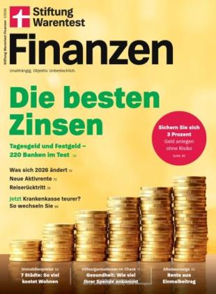 Stiftung Warentest Finanzen - Januar 2026