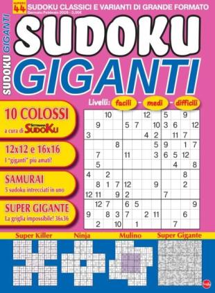 Sudoku Giganti - Gennaio-Febbraio 2026