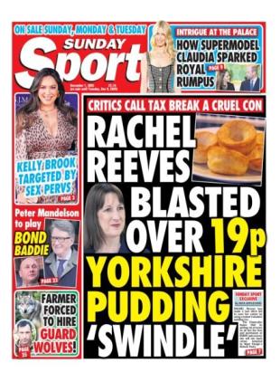 Sunday Sport - 7 December 2025
