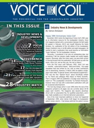 Voice Coil Magazine - November 2025