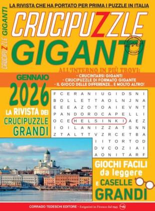 Crucipuzzle Giganti - Gennaio 2026