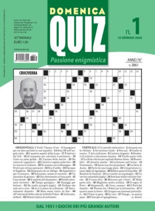 Domenica Quiz - 15 Gennaio 2026