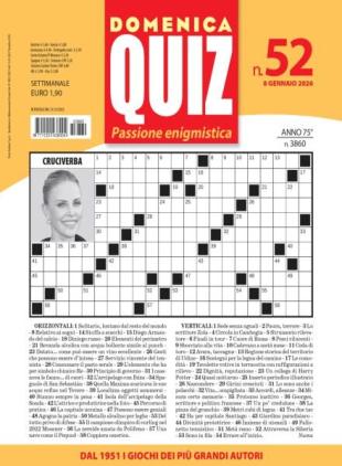 Domenica Quiz - 8 Gennaio 2026