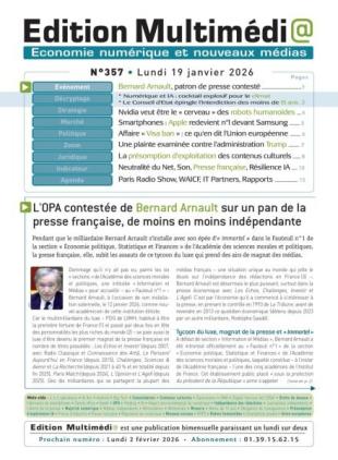 Edition Multimedia - 19 Janvier 2026