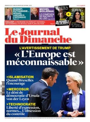 Le Journal du dimanche - 25 Janvier 2026