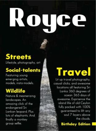 Royce Magazine - Issue 1 Birthday Edition 2025