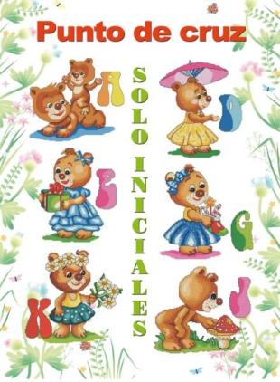 Solo iniciales en Punto de Cruz - N 1 2026