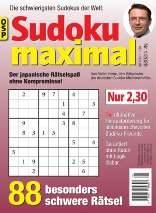 Sudoku Maximal - Nr 1 2026
