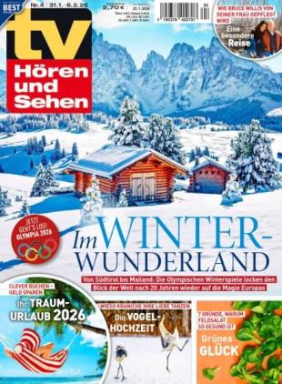TV Horen und Sehen - 23 Januar 2026