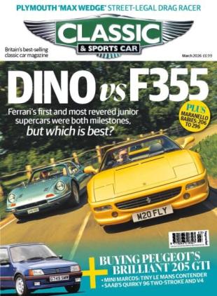 Classic & Sports Car UK - March 2026